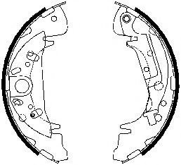 Set saboti frana HYUNDAI SANTA FE I (SM) (2000 - 2006) FERODO FSB608 piesa NOUA