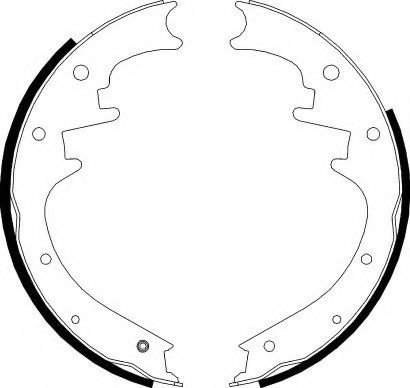 Set saboti frana JEEP CHEROKEE (KJ) (2001 - 2008) FERODO FSB620 piesa NOUA