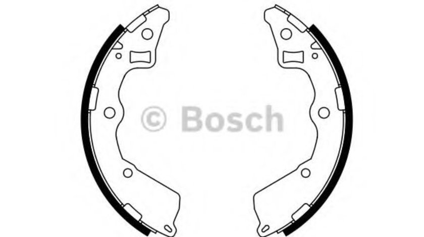 Set saboti frana KIA PICANTO (BA) (2004 - 2011) BOSCH 0 986 487 757 piesa NOUA