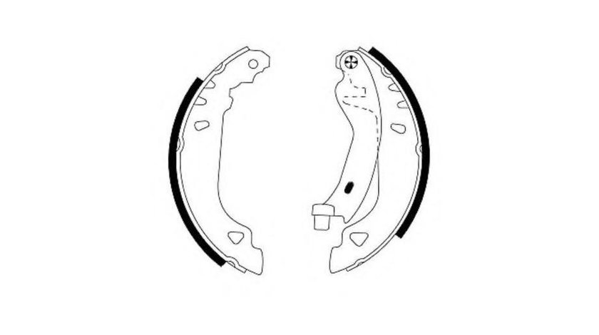 Set saboti frana Lancia DEDRA (835) 1989-1999 #2 0005890500