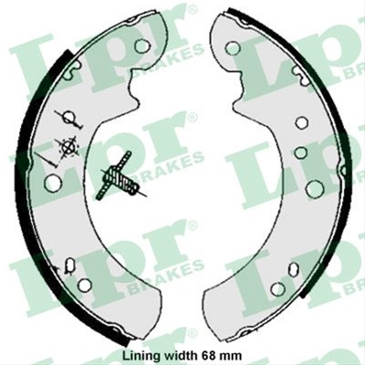 Set Saboti Frana Lpr Ford 05060