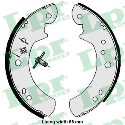 Set Saboti Frana Lpr Ford 05060