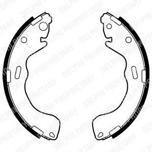 Set saboti frana MAZDA PREMACY (CP) (1999 - 2005) DELPHI LS1879 piesa NOUA