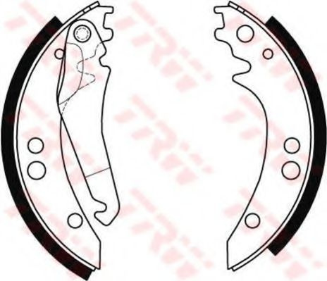 Set saboti frana MERCEDES G-CLASS (W461) (1990 - 2016) TRW GS8434 piesa NOUA