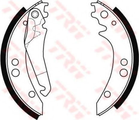 Set saboti frana MERCEDES G-CLASS (W461) (1990 - 2016) TRW GS8434 piesa NOUA