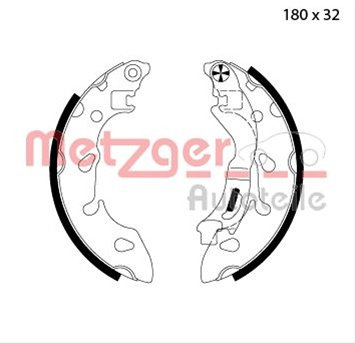 Set Saboti Frana Metzger Ford MG 123