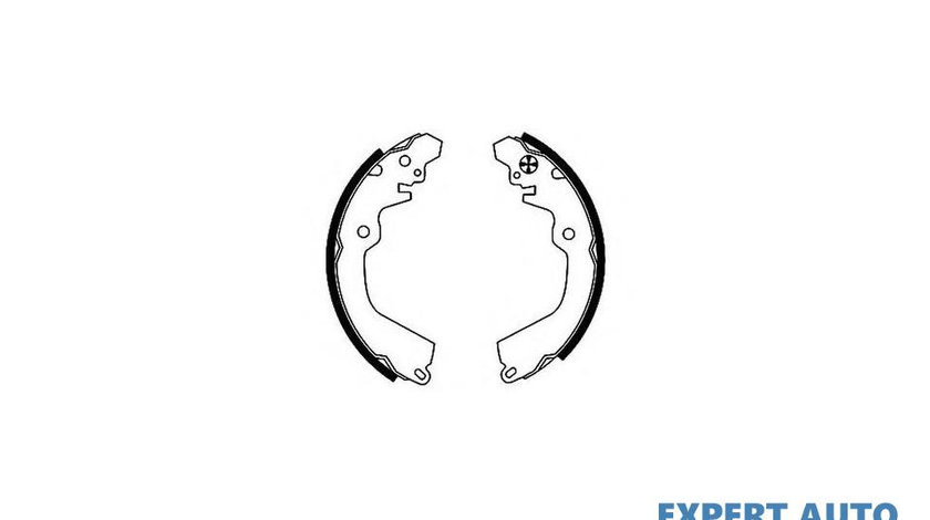 Set saboti frana Mitsubishi GALANT Mk VI combi (EA_) 1996-2003 #2 03013702892