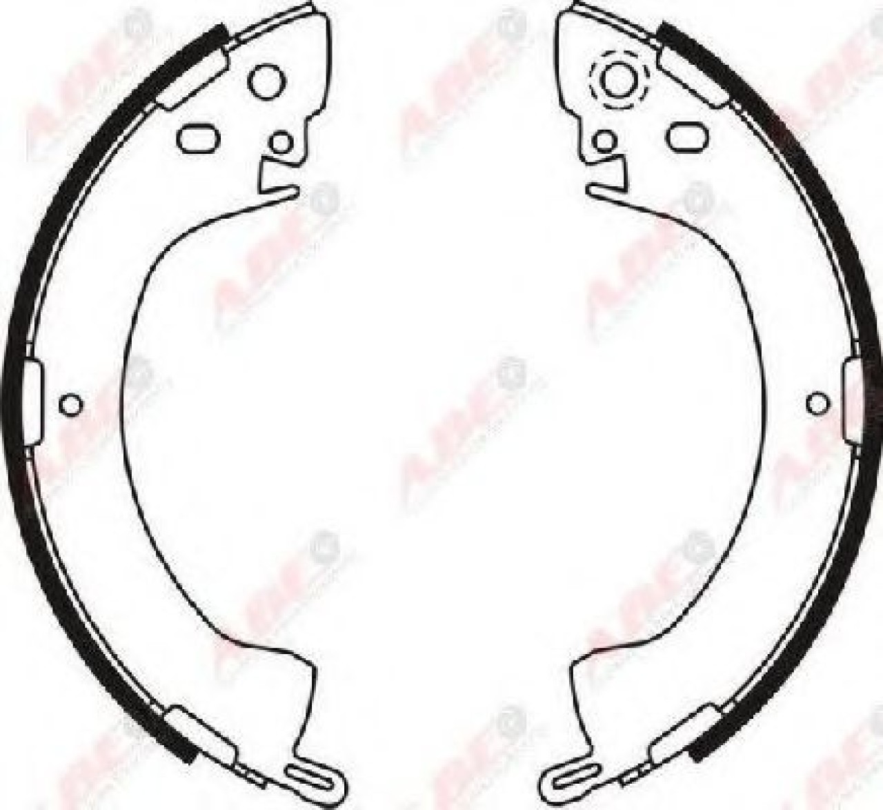 Set saboti frana MITSUBISHI L 200 (K7, K6) (1996 - 2007) ABE C05001ABE piesa NOUA