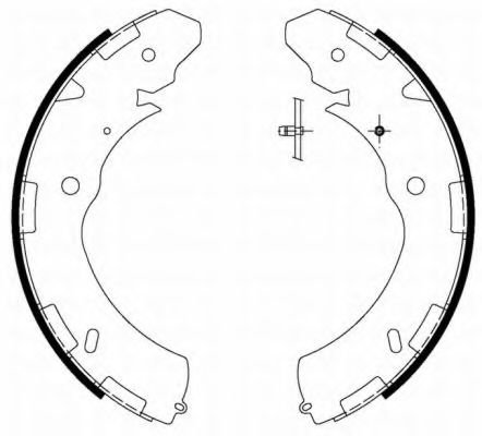 Set saboti frana MITSUBISHI L 200 (KB, KA) (2004 - 2016) TEXTAR 91073000 piesa NOUA