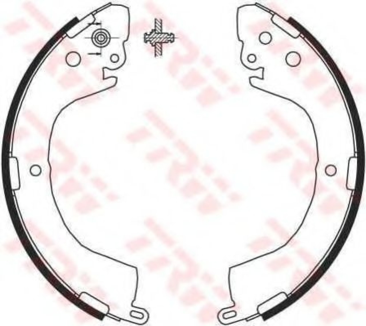 Set saboti frana MITSUBISHI L 200 (KB, KA) (2004 - 2016) TRW GS8691 piesa NOUA