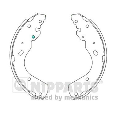 Set Saboti Frana Nipparts Ford J3503051