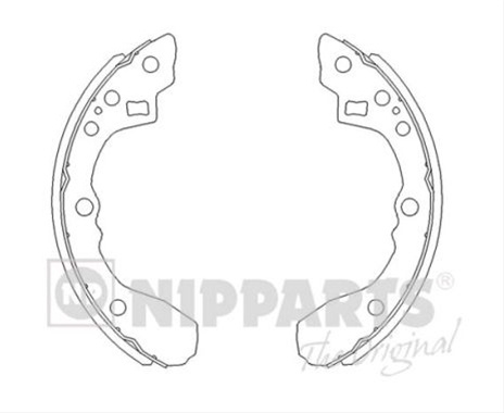 Set Saboti Frana Nipparts Hyundai J3500308