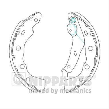 Set Saboti Frana Nipparts Mitsubishi J3505034