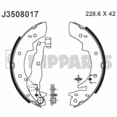 Set Saboti Frana Nipparts Talbot J3508017