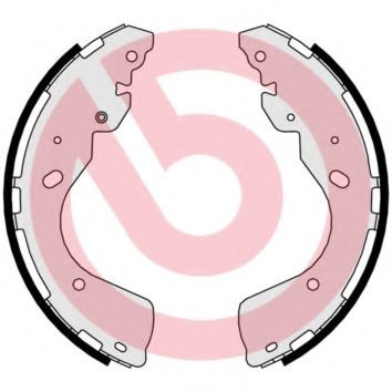 Set saboti frana NISSAN NAVARA (D40) (2004 - 2016) BREMBO S 56 547 piesa NOUA