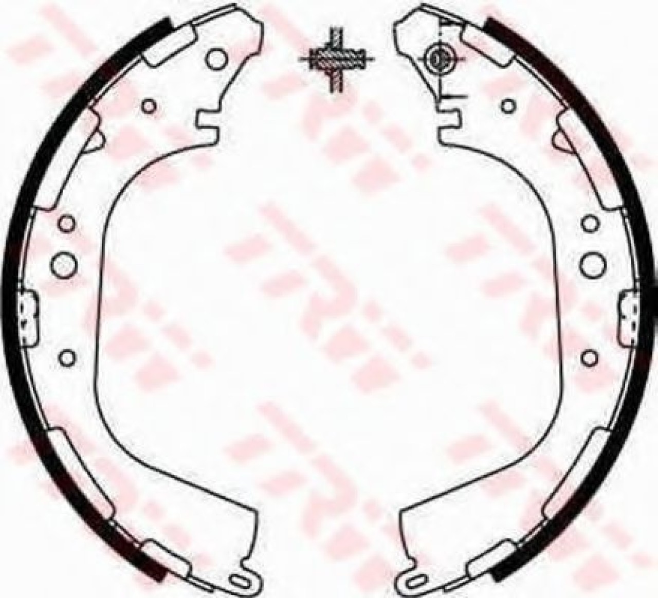 Set saboti frana NISSAN PATHFINDER II (R50) (1995 - 2004) TRW GS8590 piesa NOUA