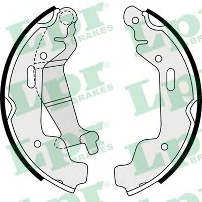 Set saboti frana OPEL AGILA (A) (H00) (2000 - 2007) LPR 08110 piesa NOUA