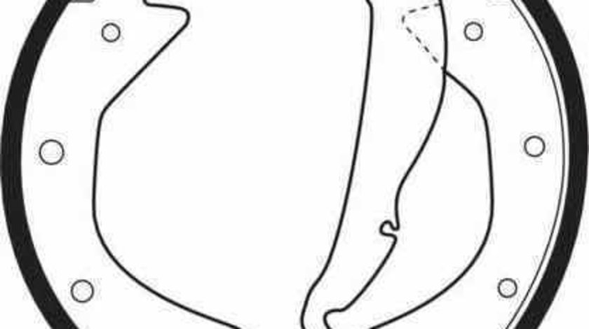 Set saboti frana OPEL ASTRA F (56_, 57_) FERODO FSB334