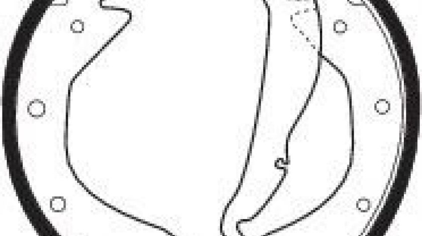 Set saboti frana OPEL ASTRA F Combi (51, 52) (1991 - 1998) FERODO FSB335 produs NOU