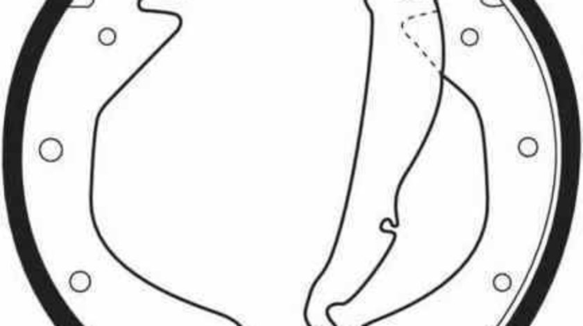 Set saboti frana OPEL ASTRA F hatchback 53 54 58 59 FERODO FSB335