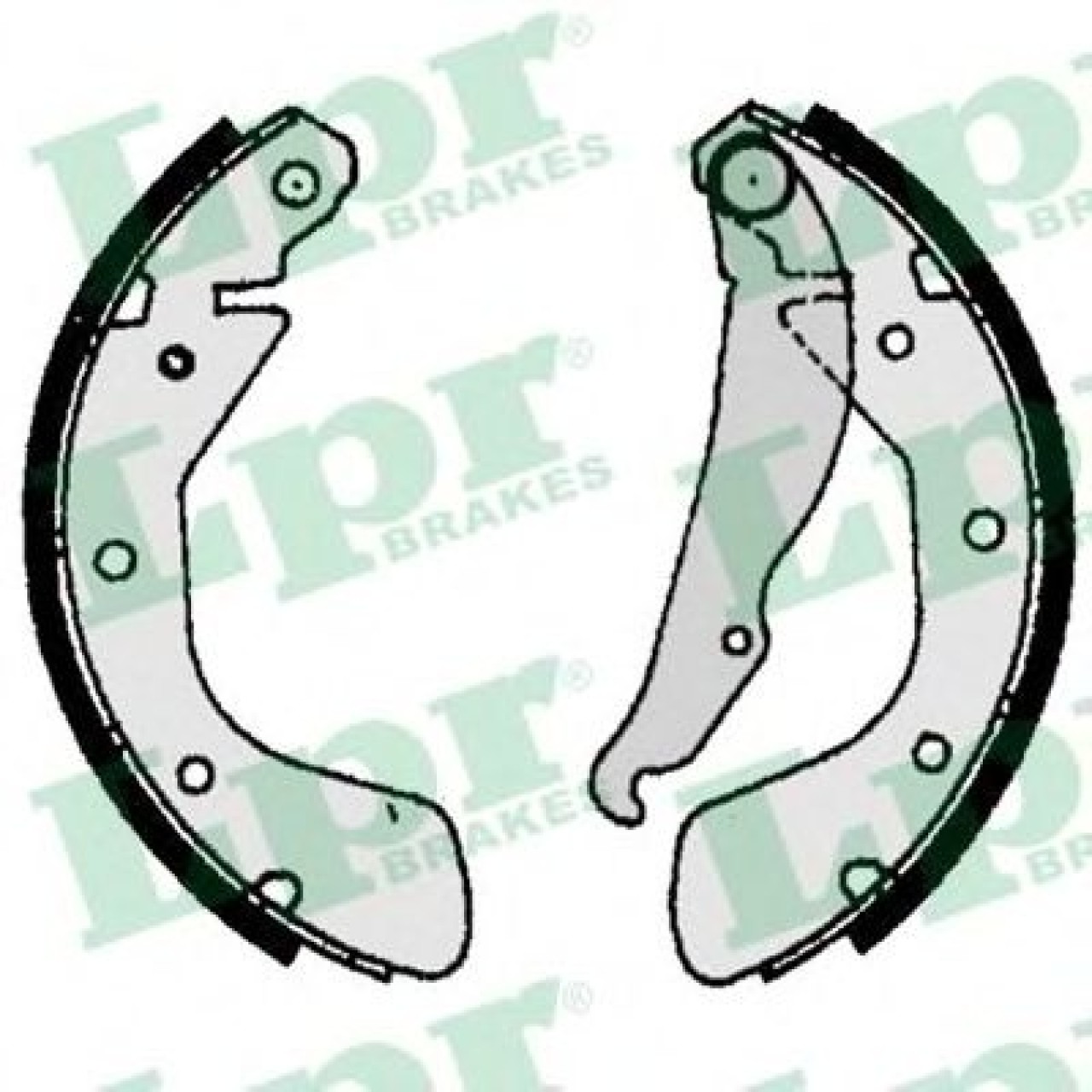 Set saboti frana OPEL ASTRA G Combi (F35) (1998 - 2009) LPR 06800 piesa NOUA