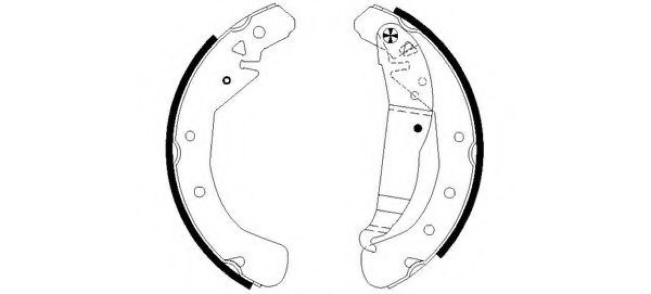 Set saboti frana OPEL ASTRA H GTC (L08) (2005 - 2016) TEXTAR 91060100 piesa NOUA