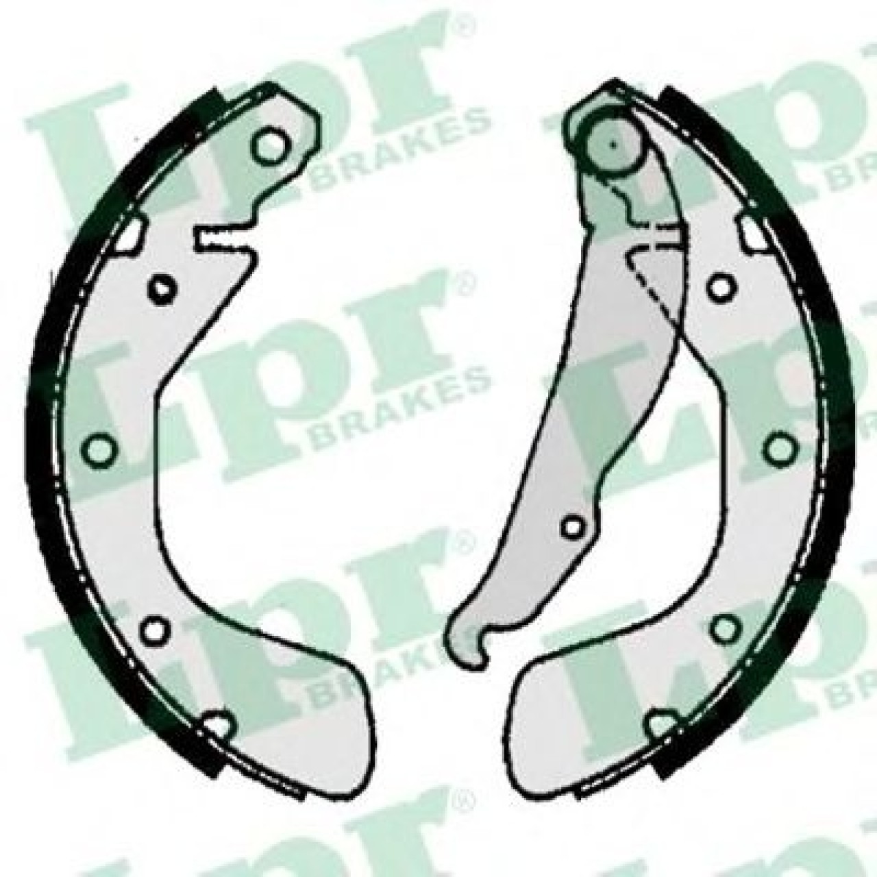 Set saboti frana OPEL CORSA B (73, 78, 79) (1993 - 2002) LPR 06790 piesa NOUA