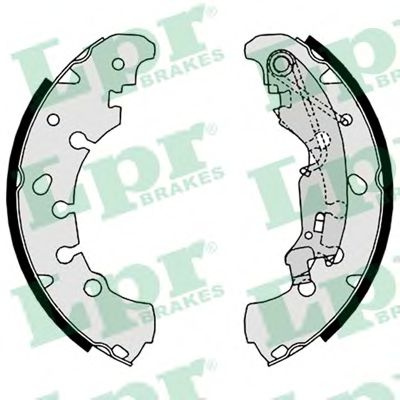 Set saboti frana OPEL CORSA D (2006 - 2016) LPR 09090 piesa NOUA