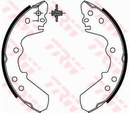 Set saboti frana OPEL FRONTERA A Sport (5_SUD2) (1992 - 1998) TRW GS8551 piesa NOUA