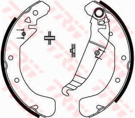 Set saboti frana OPEL VECTRA B Combi (31) (1996 - 2003) TRW GS8637 piesa NOUA