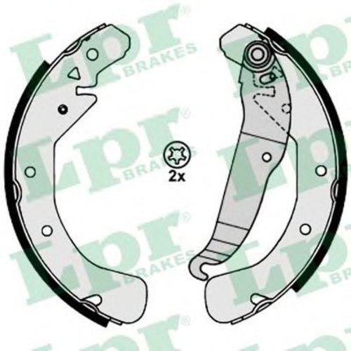 Set saboti frana OPEL ZAFIRA A (F75) (1999 - 2005) LPR 07200 piesa NOUA