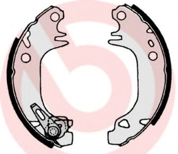 Set saboti frana PEUGEOT 106 II (1) (1996 - 2016) BREMBO S 61 513 piesa NOUA