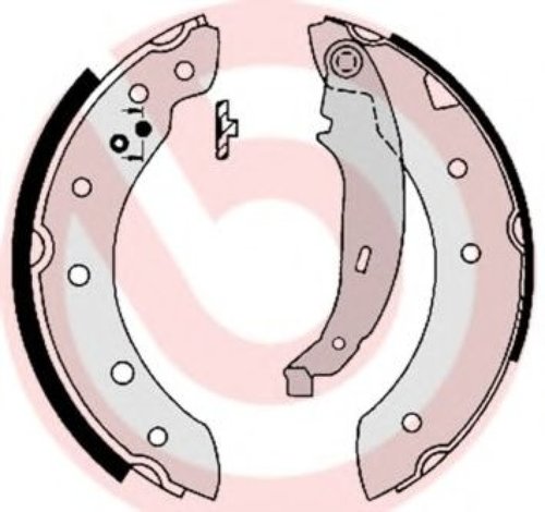 Set saboti frana PEUGEOT 106 II (1) (1996 - 2016) BREMBO S 61 520 piesa NOUA