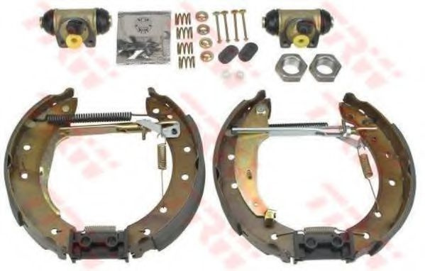 Set saboti frana PEUGEOT 206+ (T3E) (2009 - 2016) TRW GSK1138 piesa NOUA