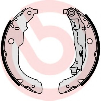 Set saboti frana PEUGEOT 207 (WA, WC) (2006 - 2016) BREMBO S 61 528 piesa NOUA