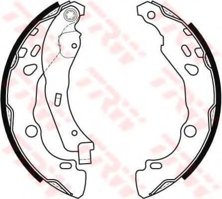 Set saboti frana PEUGEOT 301 (2012 - 2016) TRW GS8455 piesa NOUA