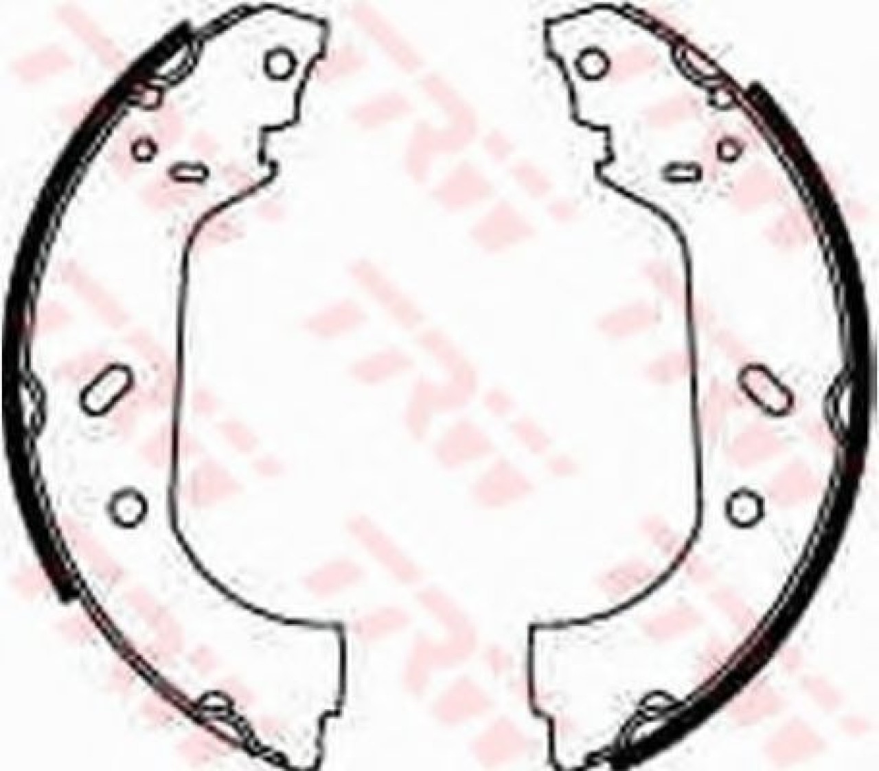 Set saboti frana PEUGEOT 806 (221) (1994 - 2002) TRW GS8563 piesa NOUA
