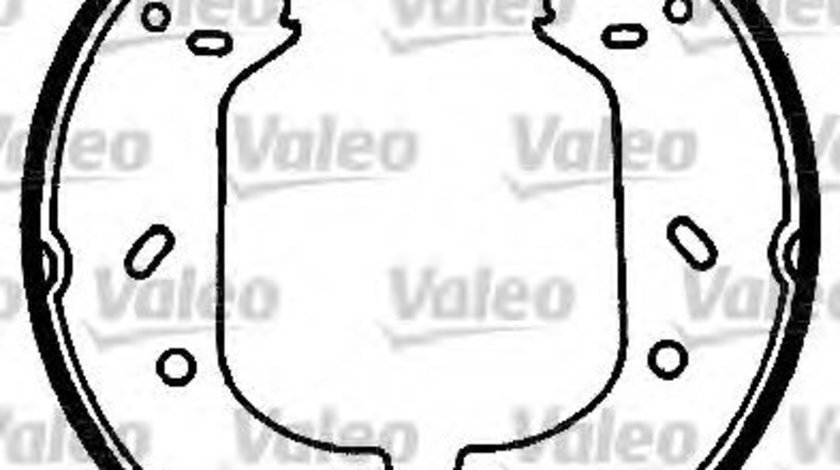 Set saboti frana PEUGEOT 806 (221) (1994 - 2002) VALEO 562552 piesa NOUA