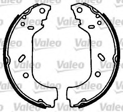 Set saboti frana PEUGEOT EXPERT Van (222) (1995 - 2016) VALEO 562552 piesa NOUA