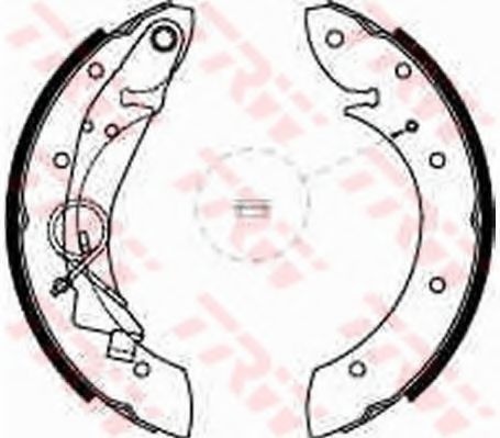 Set saboti frana PEUGEOT PARTNER caroserie (2008 - 2016) TRW GS8635 piesa NOUA