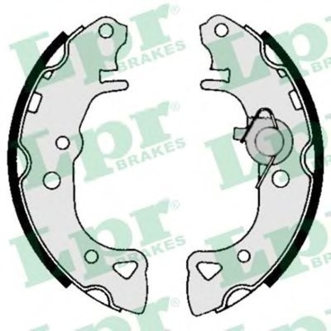 Set saboti frana PEUGEOT PARTNER caroserie (5) (1996 - 2012) LPR 04940 piesa NOUA