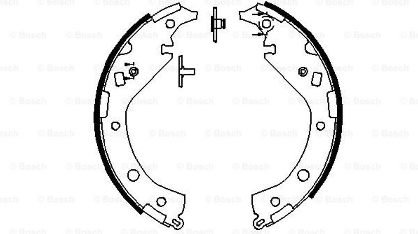 Set saboti frana puntea spate (0986487692 BOSCH) TOYOTA