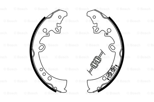Set saboti frana puntea spate (0986487787 BOSCH) TOYOTA