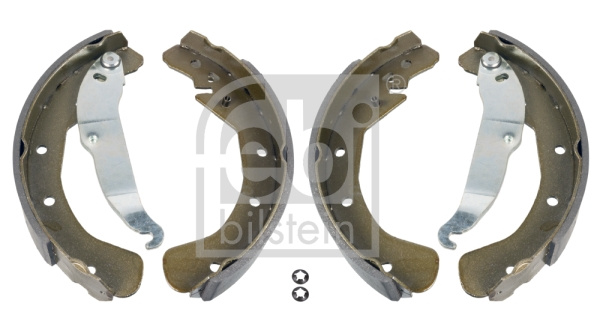 Set saboti frana puntea spate (17458 FEBI BILSTEIN) OPEL,VAUXHALL