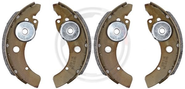 Set saboti frana puntea spate (9249 ABS) AIXAM,LIGIER