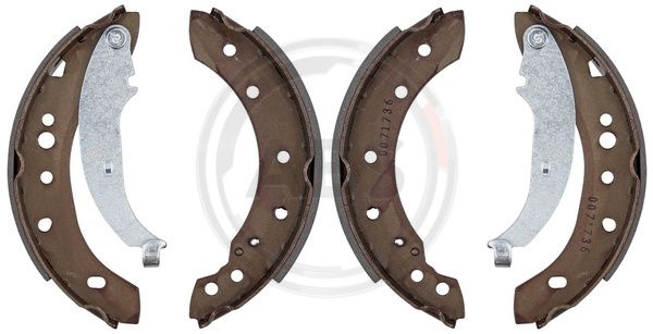 Set saboti frana puntea spate (9373 ABS) Citroen,PEUGEOT