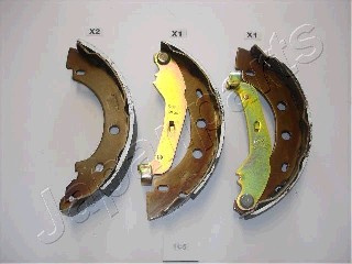 Set saboti frana puntea spate (GF105AF JAPANPARTS) NISSAN,RENAULT