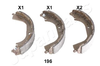 Set saboti frana puntea spate (GF196AF JAPANPARTS) INFINITI,NISSAN