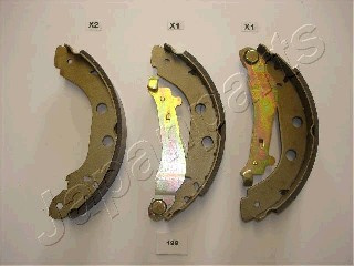 Set saboti frana puntea spate (GF199AF JAPANPARTS) NISSAN,RENAULT