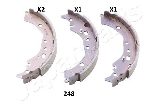 Set saboti frana puntea spate (GF248AF JAPANPARTS) SUBARU,TOYOTA